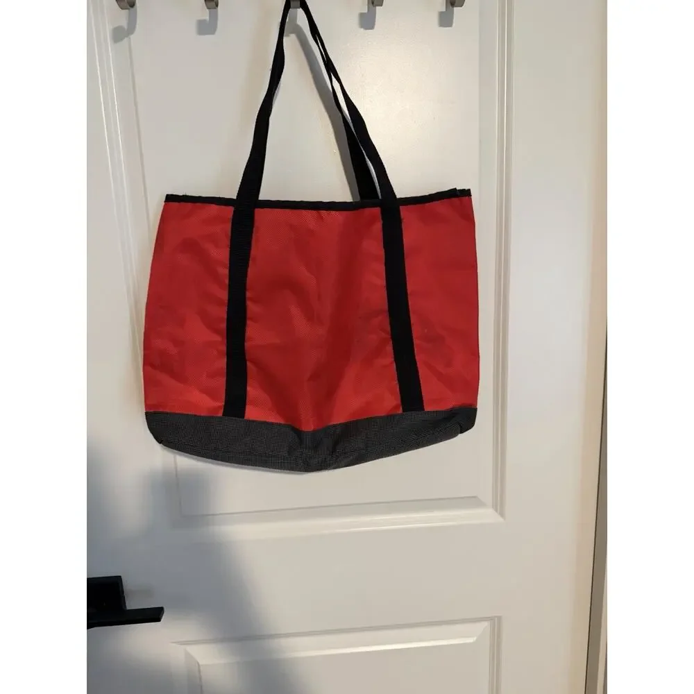 Coca-Cola Soda Advertising Tote Bag - Red Gray Black Colorway
